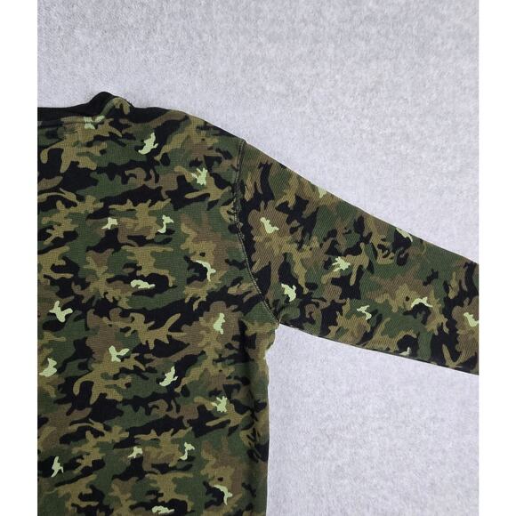Polo Ralph Lauren Shirt Size Large Camo Thermal Long Sleeve Crewneck Pullover - Picture 10 of 15